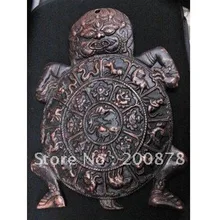 HDC0687 тибетская Латунь гравировка деко настенная вешалка, буддийские счастливые бабао украшения искусства