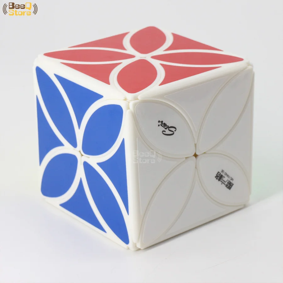 Mofangge четыре листа клевера Cube Magic Cube Puzzle игрушки для конкурса черный Stickerless странно-форма твист Cube