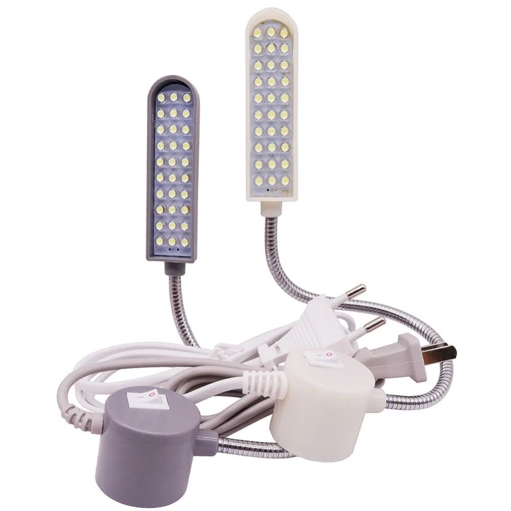 

1 pcs Portable Sewing Machine Light LED Light 2W 30 LED Magnetic Mounting Base Gooseneck Lamp For All Sewing Machine Lighting