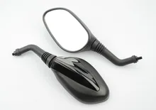 8mm Rear View Mirror Black for GY6 50cc 125cc 150cc 250cc Scooter Moped Motorcycle E036-022