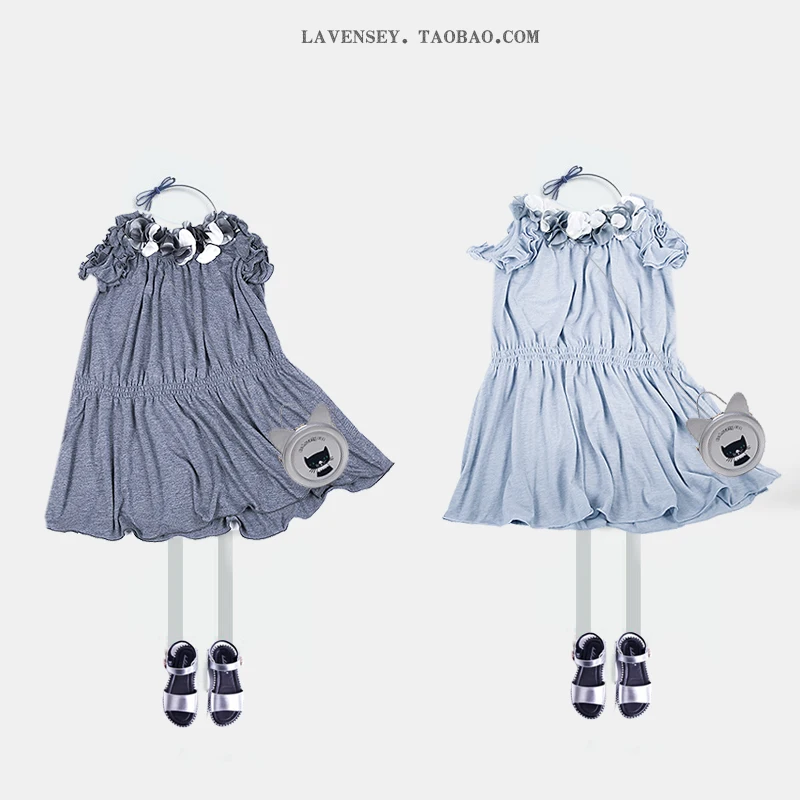 

Lavensey Original Design 100% Cotton Dress For Girls 2017 New Arrival Summer Dress Petal Girls Dress Free Shipping