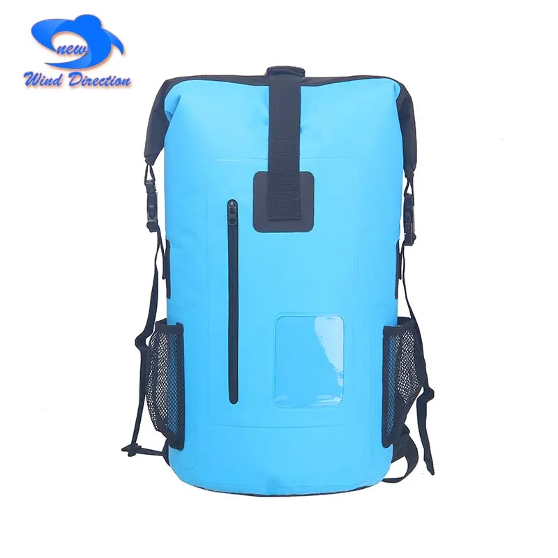 30L водонепроницаемая сумка рюкзак ПВХ(platon) супер водонепроницаемая сумка для плавания речной поход Сумка для кемпинга на открытом воздухе - Цвет: Синий цвет