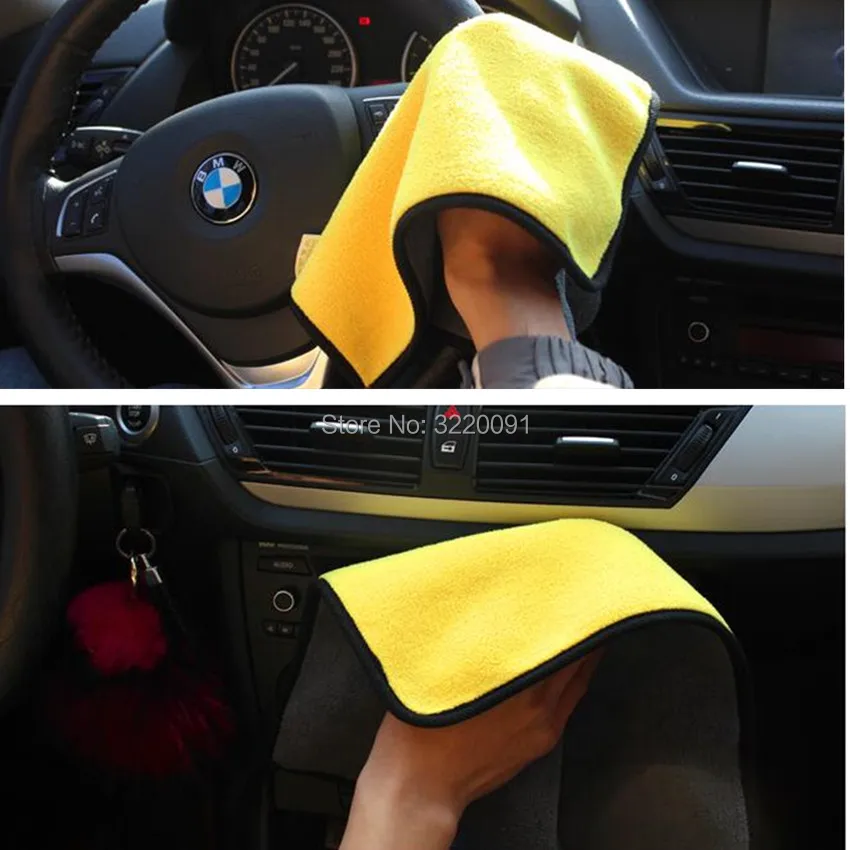 Hot new car Double faced fluff towel for Hyundai Solaris Accent I30