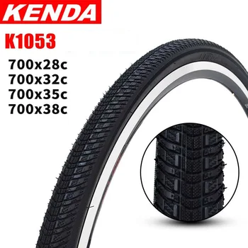 

1pcs KENDA K1053 Bicycle Tire 700*28/32/35/38 30TPI 60TPI Bike Tyre Road Riding Black Color