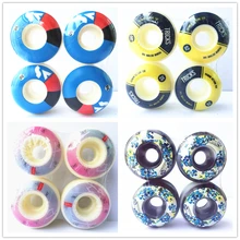 SK8ER SKATEBOARD WHEELS 50-54mm 4pcs/Set Element Wheels For Double Rocker Deck PU Ruedas Patines Skateboarding wheel