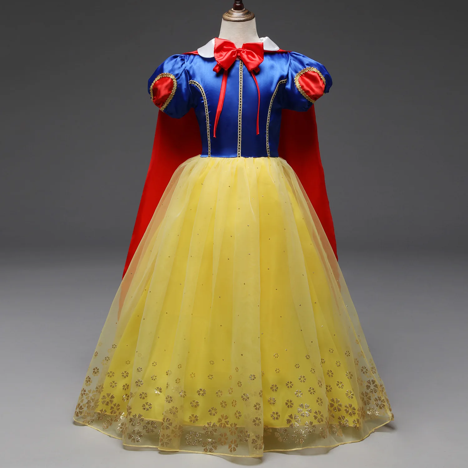 

2018 Kid Girls 3-10 Y Halloween Christmas Costume Snow White Princess Cosplay Costume Children Kids Clothing Girls Dresses