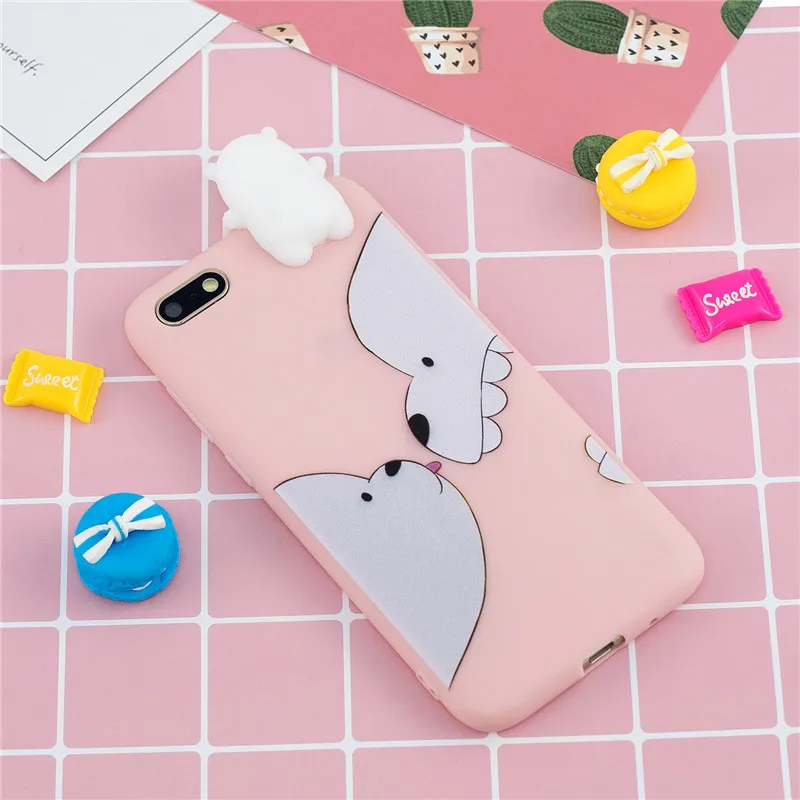 Honor 7A 8A Silicone Case on sFor Huawei honor 7A DUA-L22 Case for Huawei Y5 Prime 2018 Y6 Prime 2019 Cover 3D Soft Phone Cases cute phone cases huawei