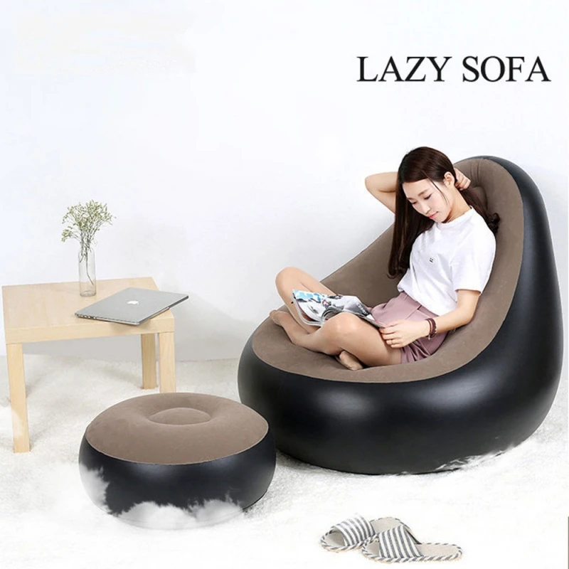 JILONG-Portable-Flocking-Fast-Inflatable-Lazy-Sofa-Sleep-Bed-Set-Foot-Cushion-Home-Garden-Furniture-Gray_3_800x800