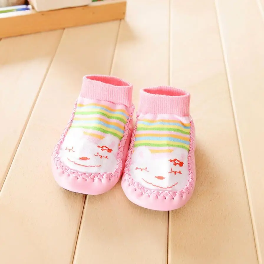 Костюм унисекс на осень, зиму, весну, детские Нескользящие Носки с рисунком для малышей, обувь, botas infantil menina, детские ботинки для девочек