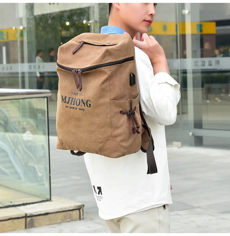Manjianghong Bolsa de lona, Холщовый мужской рюкзак, большой рюкзак для путешествий, сумка, многофункциональный мужской рюкзак, сумка для женщин, Mochila