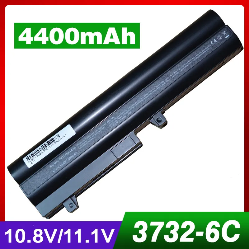 

Battery for Toshiba PA3732U-1BAS PA3734U-1BAS PA3734U1BRS PABAS211 PA3734 PA3734U-1BRS PABAS209 PB3733U-1BRS PA3734U NB201 NB250