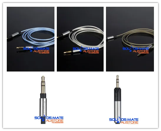 Upgrade Silver Plated HIFI OFC Cable For Ultrazone Signature Pro DJ Headphone 3 Colors Select