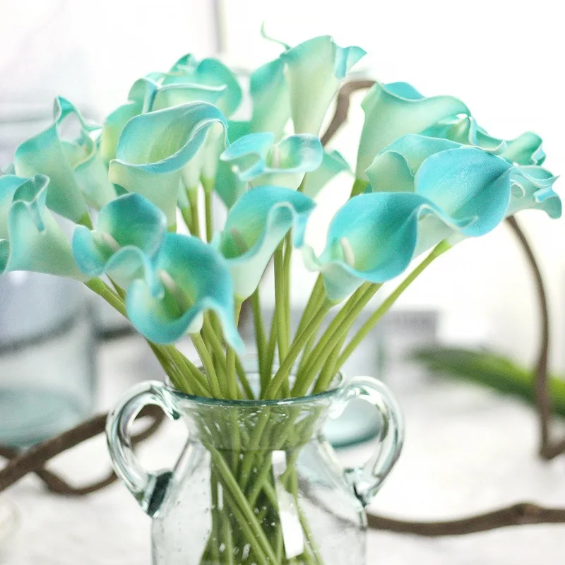 

10pcs/lot Mini CallasSimulationFlower Simulation Plants The Adornment That Occupy The Home for Birthday Party Wedding Decoration