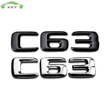 

Car Metal Rear Sticker for Mercedes Benz C63 C63L W123 W124 W203 W204 W205 Emblem Badge Auto Alloy Trunk Modified Letter Decal