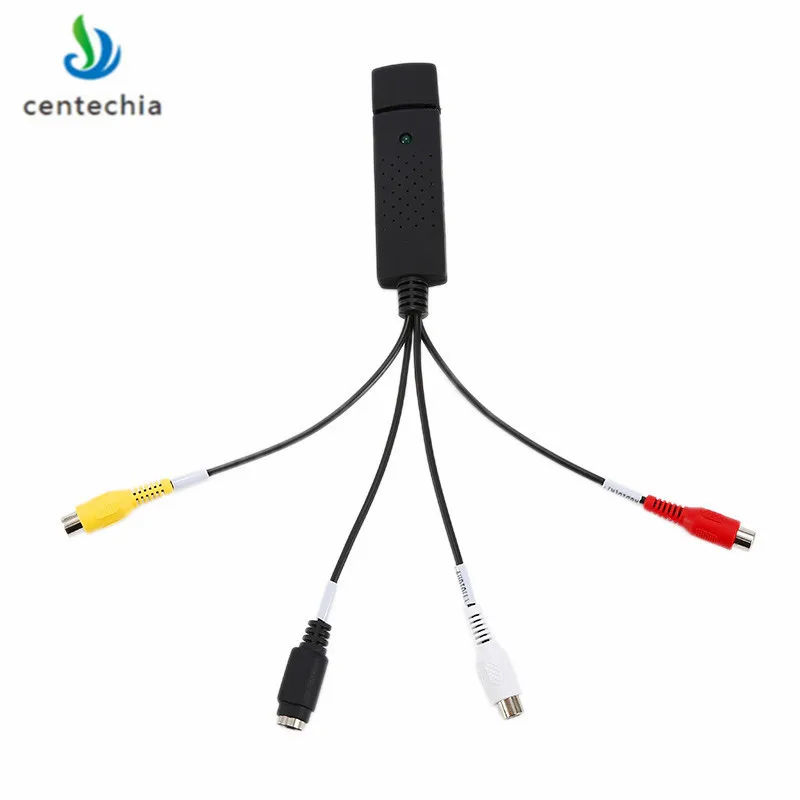 USB 2 0 адаптер для видеозаписи ПК ТВ аудио DVD DVR VHS окон XP Vista Win 7/8/10 XNC|Карты видео- и