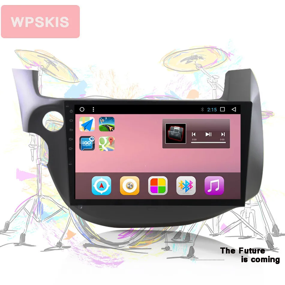 Sale IPS 10.1" Octa 8 core 2G RAM 32 ROM 2 din Android 9.0 Car DVD GPS Navi For Honda fit 2007 2008 2009 2010 2012 13 Tape Recorder 2