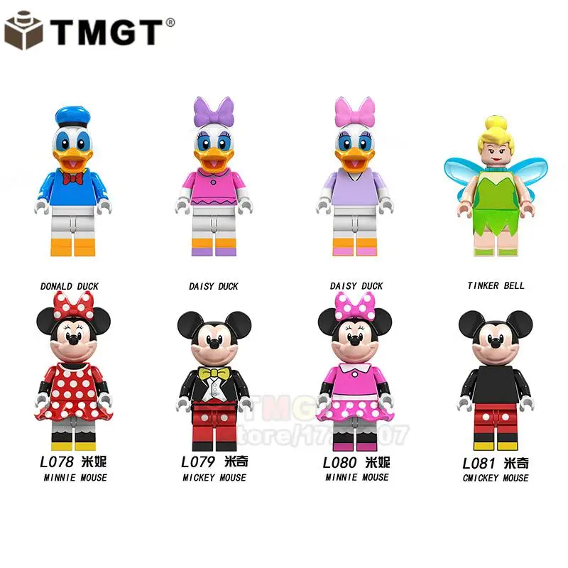 

Single Sale Cartoon Animal Duck Mouse Buzz Lightyear Toy Story Morty Building Blocks Gift Toys for Children