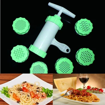 

1 Set Large Noodle Maker Manual Machine Green Kitchen Tools Pasta Maker Spaghetti Maker Pates Machine Vegetable Pressing Machine