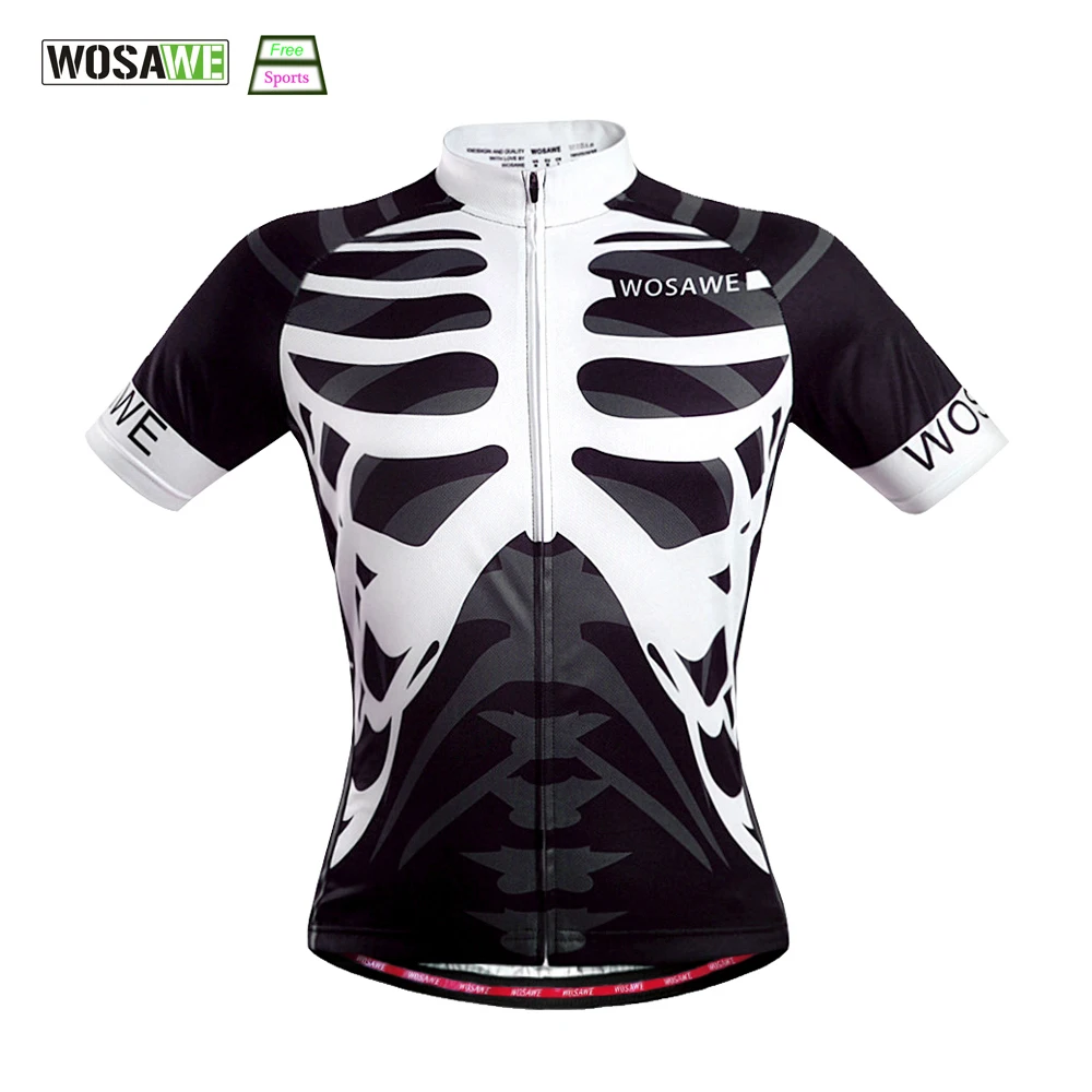 

WOSAWE Cycling Jersey Quick Dry Short Sleeve Men's Bicycle Shirt Open Air Bike Bicycle maillot Ropa Cycling Motocross Clothing
