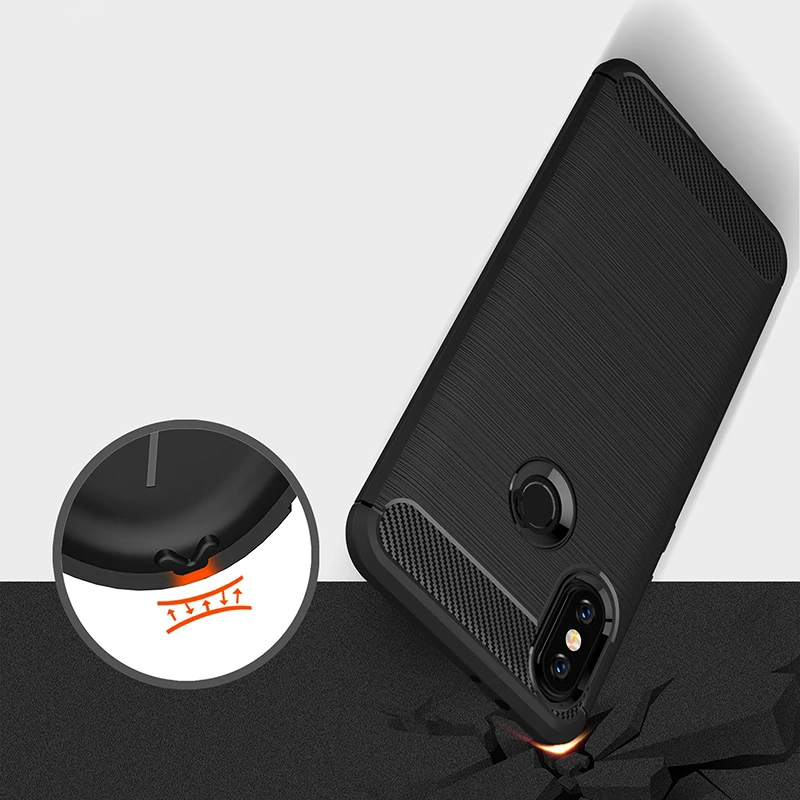 buy Luxury Silicone Case For Xiaomi Pocophone F1 Mi 8 A2 A1 Mi8 SE Redmi 6A 6 Pro 5 Plus S2 4A 5A Note 4X 4 TPU Protective Cover