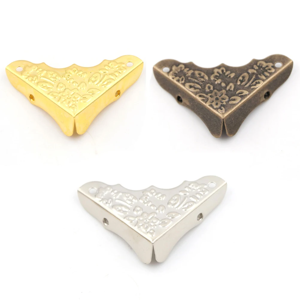 4pcs/set Antique Jewelry Corner Wooden Box Frame Feet Leg Decorative Protector Protectors For Furniture Accessories 4pcs/set Antique Jewelry Corner Wooden Box Frame Feet Leg Decorative Protector Protectors For Furniture Accessories