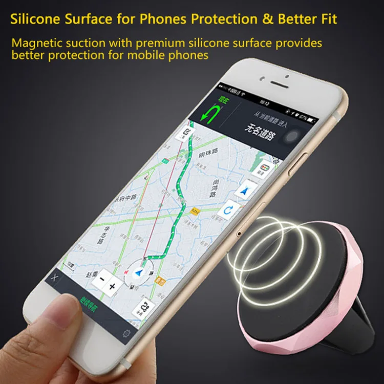Universal Magnetic Phone Holder For in Car Magnet Air Vent mount Stand Mobile Smartphone GPS 360 Degree | Мобильные телефоны и