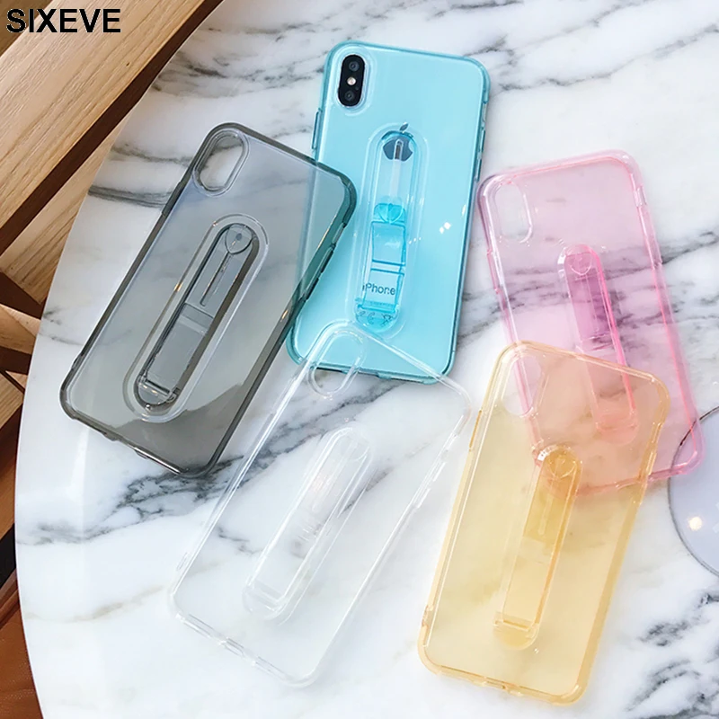 

Luxury Transparent TPU Silicon Case For iPhone 6 s 6S 7 7S iPhone 8 Plus X 10 5 5S 5SE 6Plus 6SPlus 7Plus 8Plus Cell Phone Cover