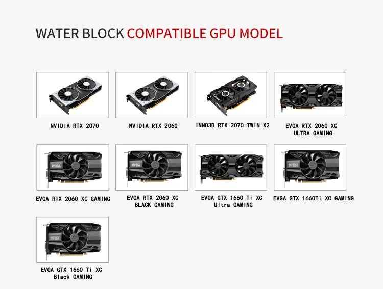 Блок питания BARROW для основателей NVIDIA RTX2070 Edition/Reference Edition/EVGA 2060/GTX1660Ti