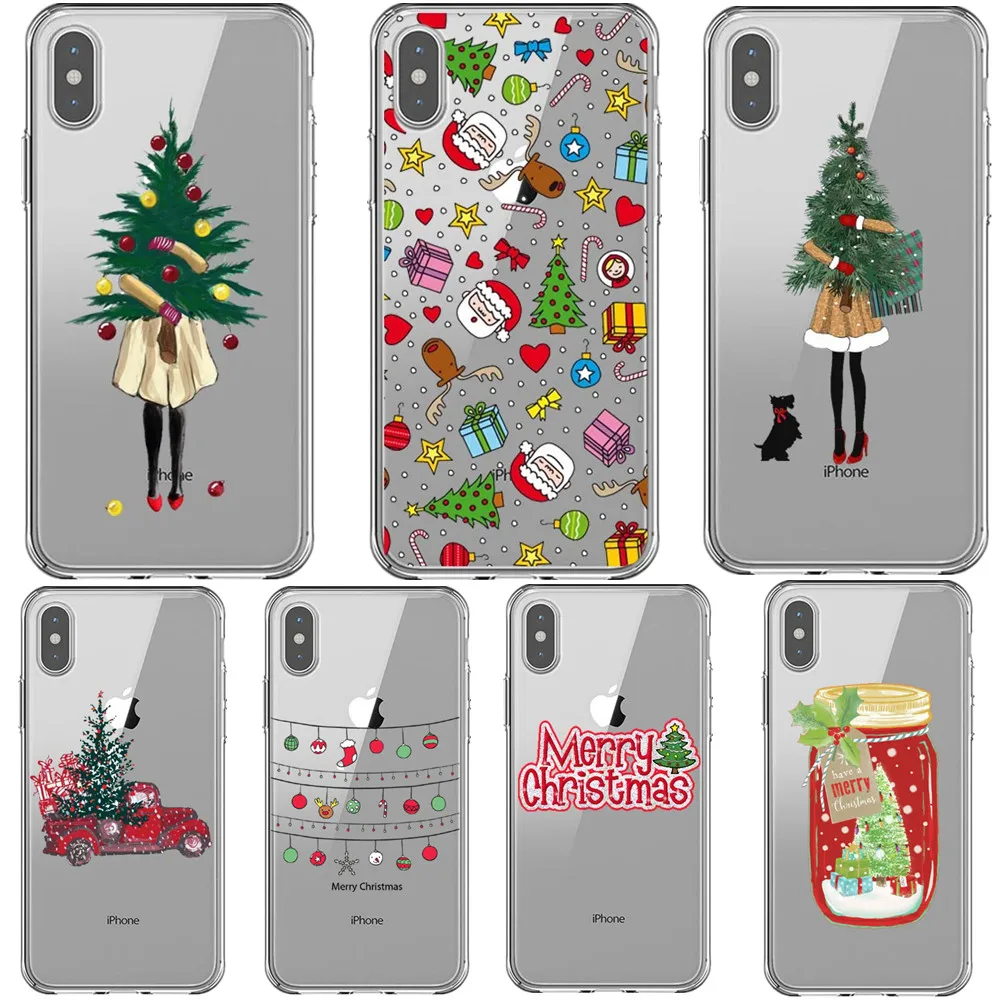 Vogue girl чехол для iPhone 11Pro Max Merry Christmas new year elk мягкий чехол для телефона для iPhone 5S, SE 6 6S 7 8 Plus X XS MAX XR