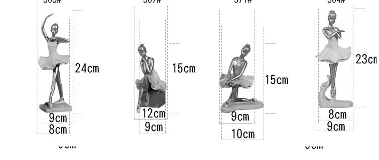 Статуя балерины, креативное Искусство и ремесла, статуя фигуры, предметы домашнего интерьера из смолы