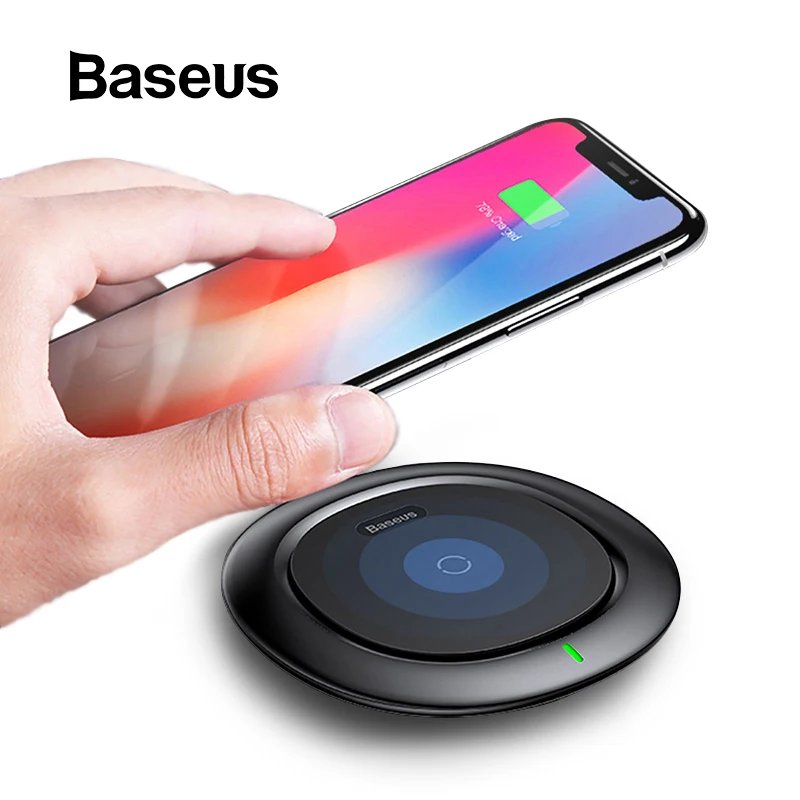 

Baseus UFO Wireless Charger For iPhone X 8 XR Samsung Note 9 S10 S9 10W Qi Wireless Charging Pad for huawei xiaomi Mobile Phone