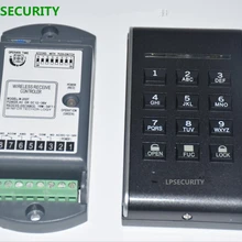 LPSECURITY безопасности беспроводной гараж раздвижные распашные ворота дверь программируемая клавиатура контроля доступа(батарея в комплект не входит