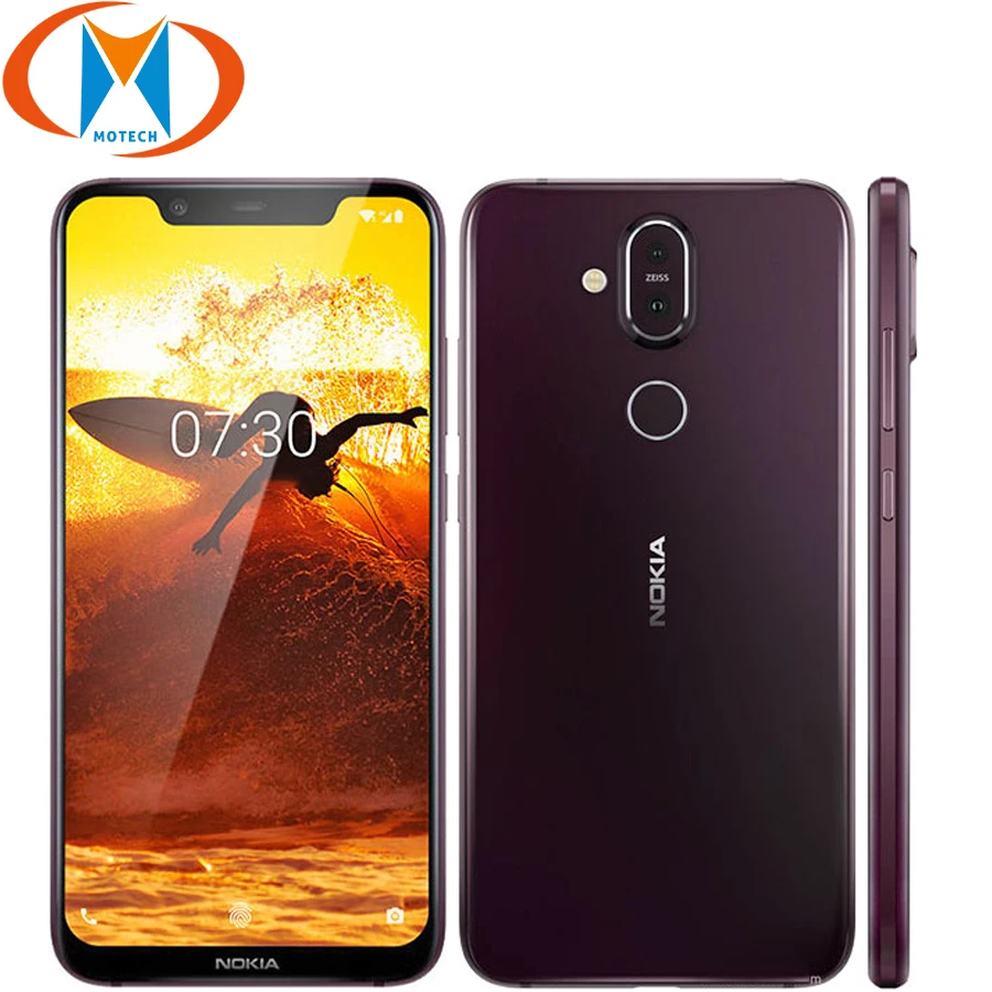 Смартфон Nokia 8 1 глобальная версия TA 1119 6 18 дюймов Восьмиядерный процессор Snapdragon 710 4 ГБ 64 20 МП камера Android 9 0