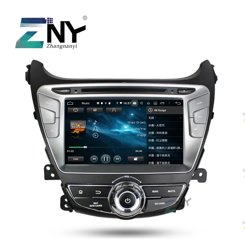 Flash Deal 8" IPS Android 9.0 Car Stereo GPS For Hyundai Elantra 2014 2015 Auto DVD Radio DSP Navigation Audio Video Player Backup Camera 4