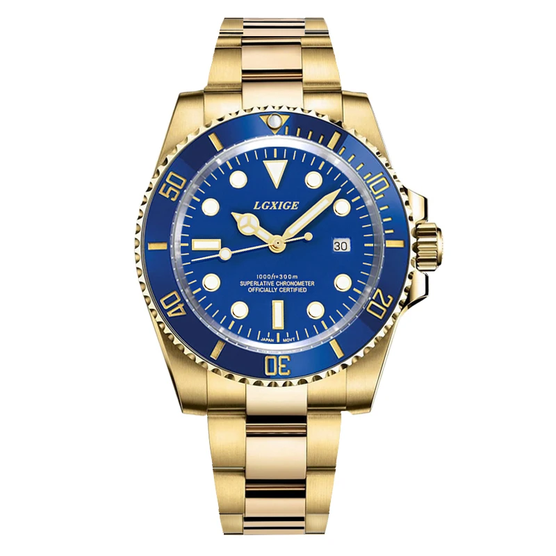 Для мужчин s часы от топ бренда Роскошные мужские Сталь Водонепроницаемый