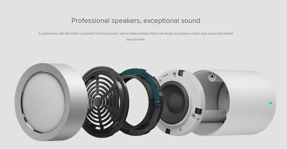 Xiaomi оригинальный Mi Pocket Speaker 2 Compact Bluetooth 4 1 аудио динамик Cannon беспроводной