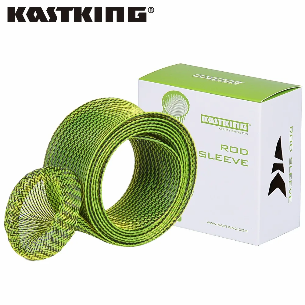 

KastKing Brand 2017 New PET Low Memory Fishing Tool Fishing Rod Sleeve Length 1.7m Casting Rod Cover 4 Color Available 1 Piece