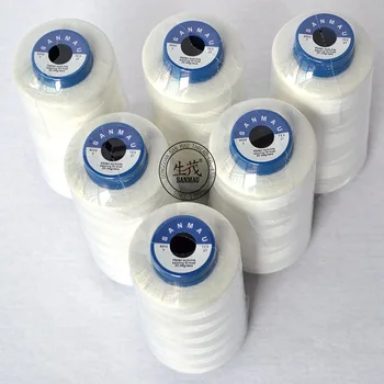 

402pva water soluble line low temperature soluble sewing thread computer embroidery positioning line 100g/pc