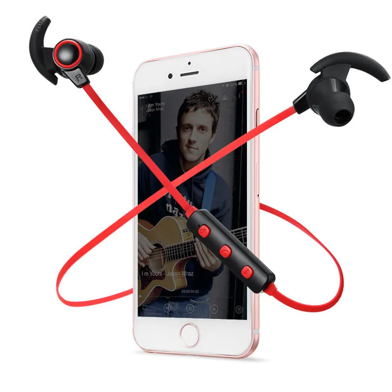 

Q-BAIHE H6 Bluetooth 4.1 Lightweight Earphone Wireless Headphone Water-Proof Sport Headset Auriculares With Mic