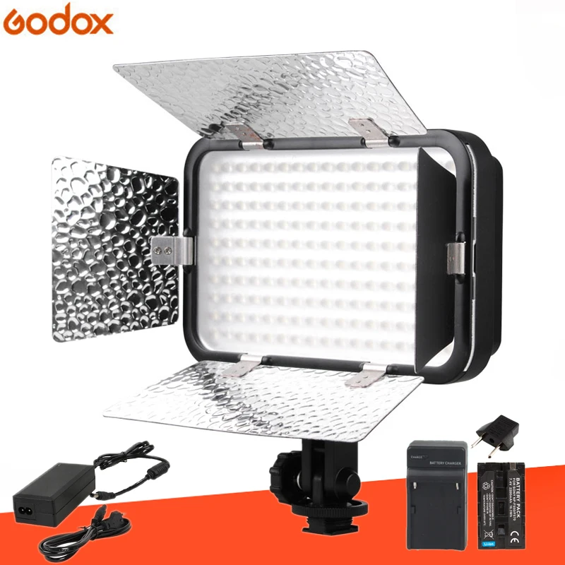 Godox LED170II Hot Shoe Mount Continuous Portable Video LED Panel Lights for DSLR DV Camera