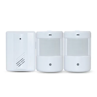 

2 to 1 400 Feet PIR Infrared Sensor Wireless Doorbell Remote Control Motion Detector Doorbell Driveway Alarm & Free Shipping
