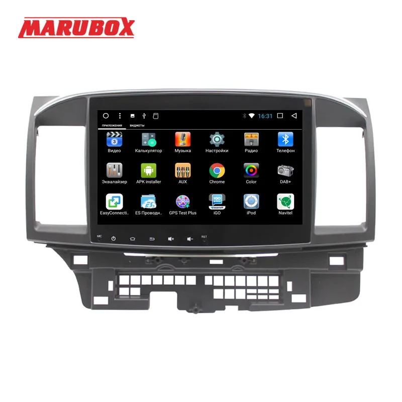 Excellent MARUBOX One Din 10 Inch Android 7.1 Head Unit For Mitsubishi Lancer 2006-2015 Stereo Radio GPS Navi Car Multimedia Player 716DT3 2