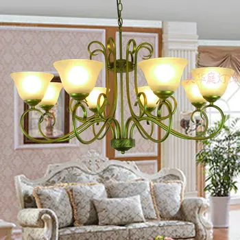 

Multiple Chandelier clearance sale room restaurant chandelier lamp iron retro modern minimalist lighting ZX16