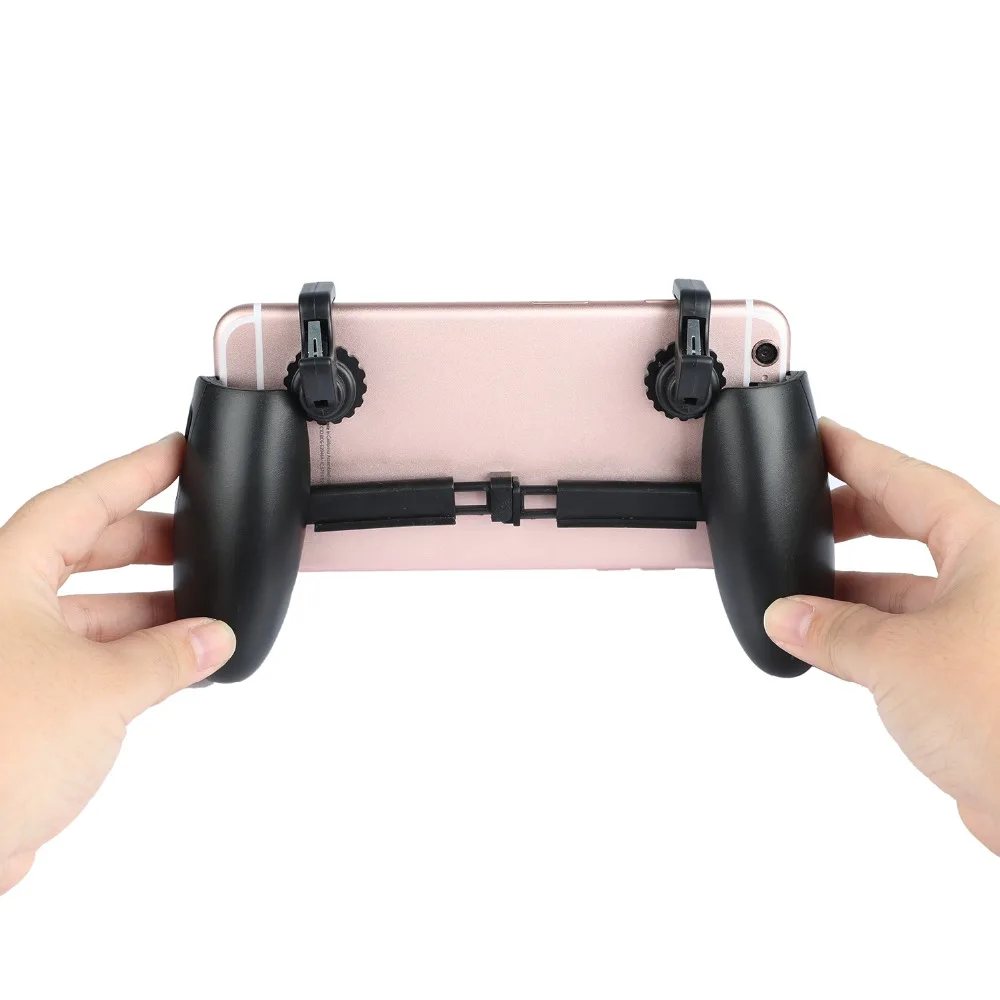  1 Pair Gaming Trigger Fire Button With Mobile Joysticks PUBG L1R1 Shooter Controller Mobile Gamepad