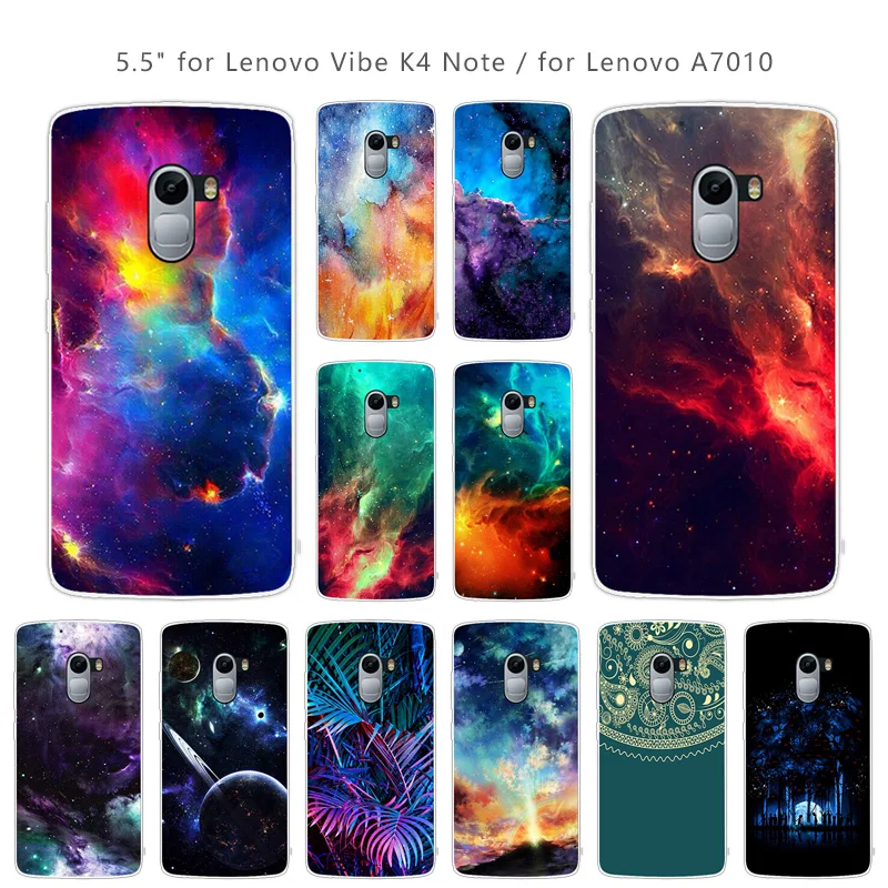 for Lenovo Vibe K4 Note K 4 Nebula Case Cover A7010/Vibe Soft TPU Slim Silicon 5.5 inch Phone Coque |