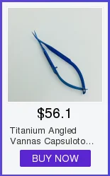 140mm com Pinças Oftálmicas da Cirurgia dos Círculos de 0.5mm Pinça Oftálmica Titanium Scissor 19 Instrumentos p/ pálpebra