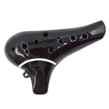 Meideal Alto C ocarina 12 отверстий пластиковый музыкальный инструмент ocarina с защитным мешком