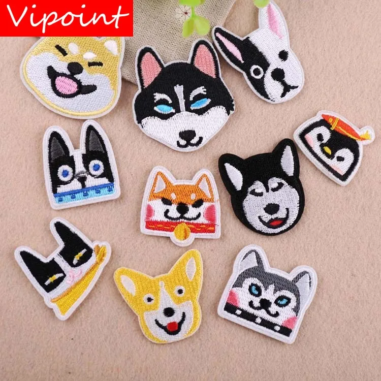 

VIPOINT embroidery cats dogs patch car chick patches badges applique patches for clothing YX-147