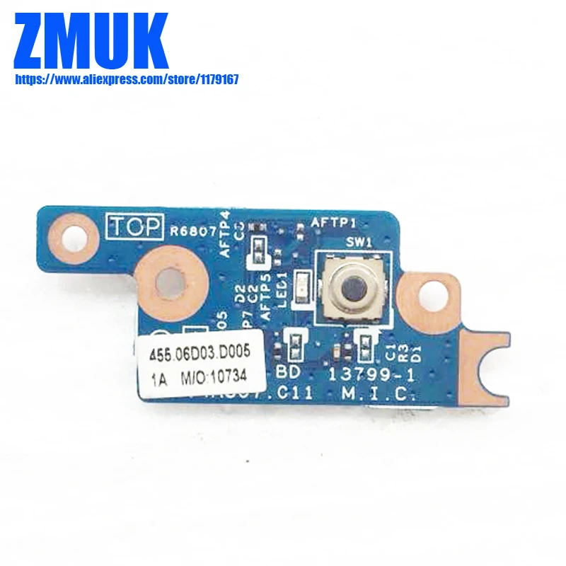 Deal4GO Power Button Board w/Cable Replacement for Lenovo ThinkPad T550 T560 T570 W550 W550S P50S 48.4AO09.011 00JT432 Deal4GO Power Button Board w/Cable Replacement for Lenovo ThinkPad T550 T560 T570 W550 W550S P50S 48.4AO09.011 00JT432
