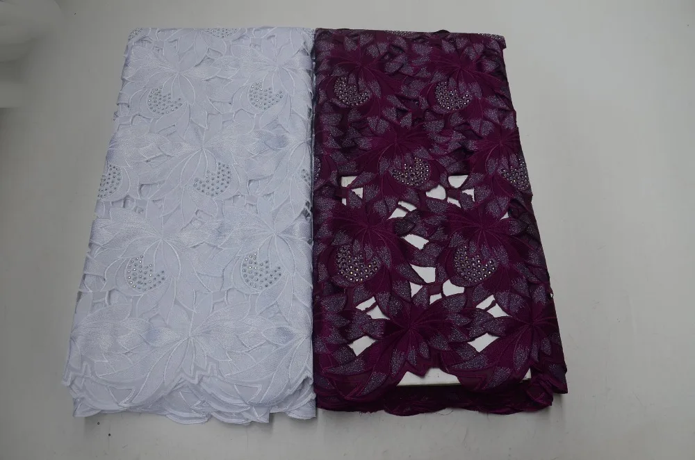 Белая африканская кружевная ткань Высококачественная нигерийская кружевная ткань французское вышитое кружево ткань тюль для платья X244